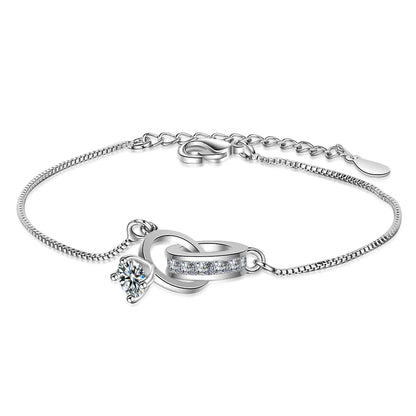 Classic Wedding Ring Style Bangle - Pexav
