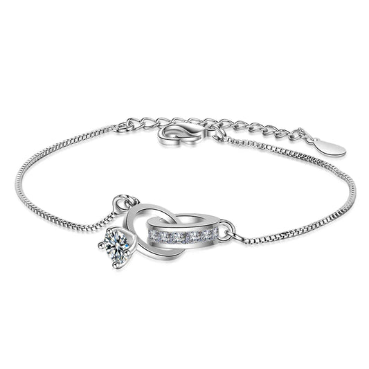 Classic Wedding Ring Style Bangle - Pexav
