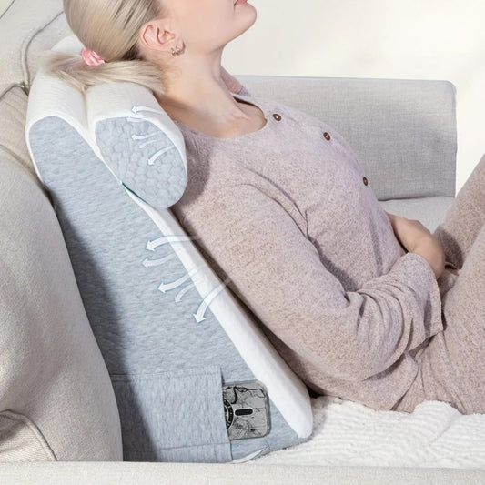 Comfortable Foam Bed Wedge Pillow for Acid Reflux Relief - Pexav