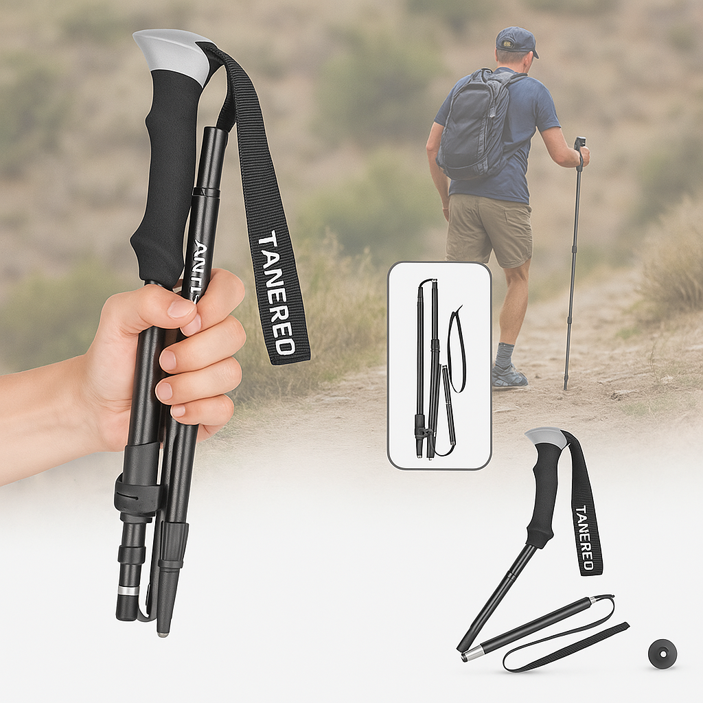 Collapsible Hiking Sticks for Walking and Trekking
