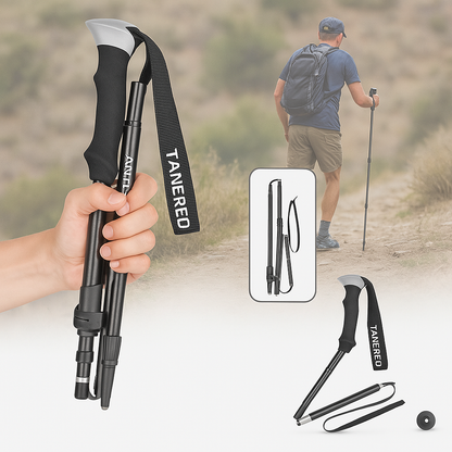Collapsible Hiking Sticks for Walking and Trekking