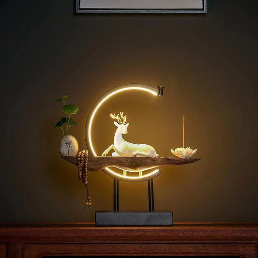 Peaceful Deer Table Lamp - Pexav