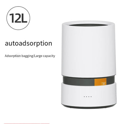 Touchless Sensor Trash Can with Bag Dispenser