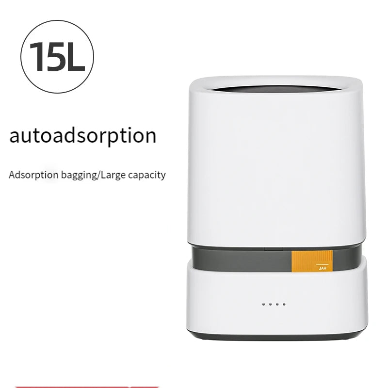 Touchless Sensor Trash Can with Bag Dispenser