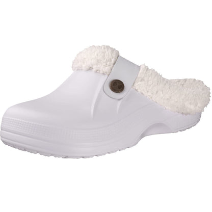 Warm Fuzzy Stone Clog Slippers