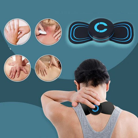 Compact Handheld Back Massager for Sore Muscle Relief