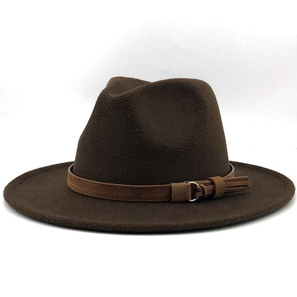 Classic Soft Fedora Leather Hat