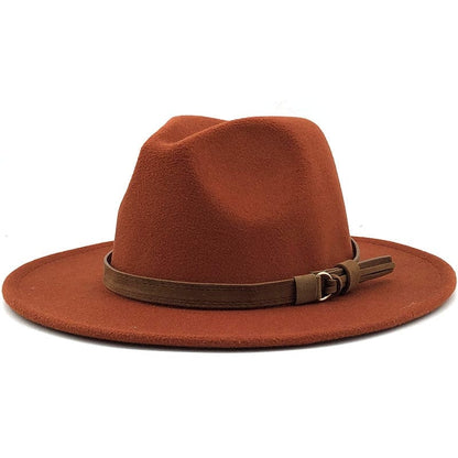 Classic Soft Fedora Leather Hat