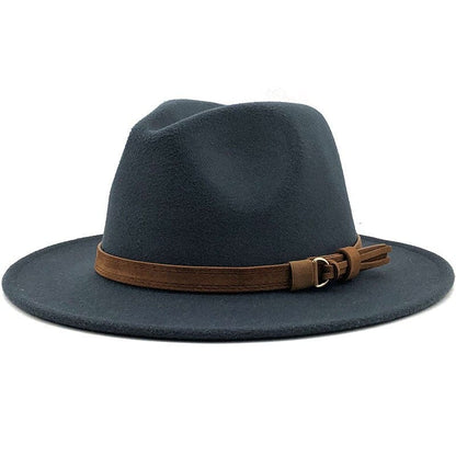 Classic Soft Fedora Leather Hat