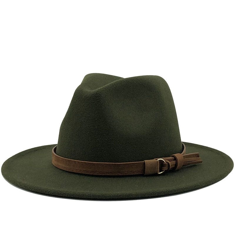 Classic Soft Fedora Leather Hat - Pexav