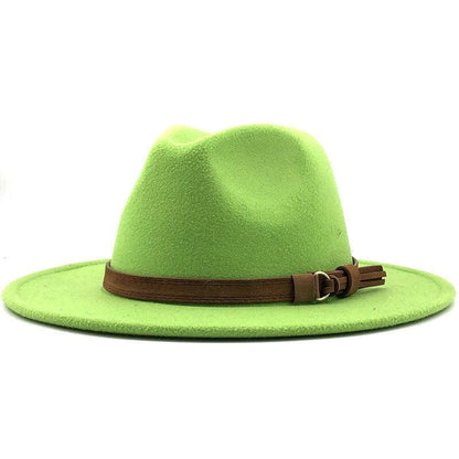 Classic Soft Fedora Leather Hat