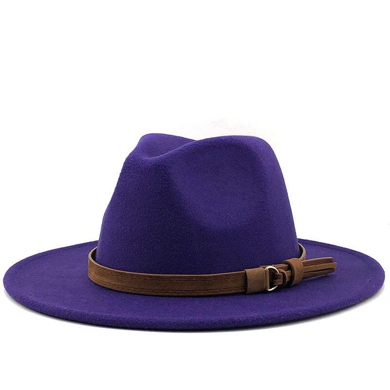 Classic Soft Fedora Leather Hat