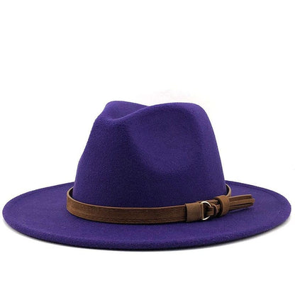Classic Soft Fedora Leather Hat