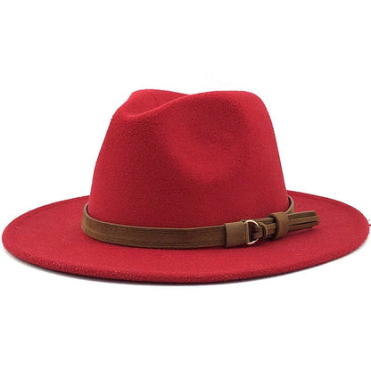 Classic Soft Fedora Leather Hat