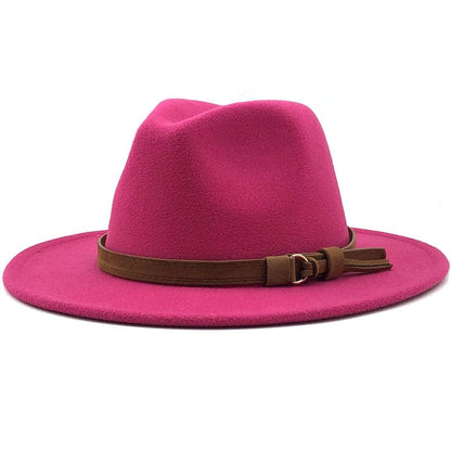 Classic Soft Fedora Leather Hat