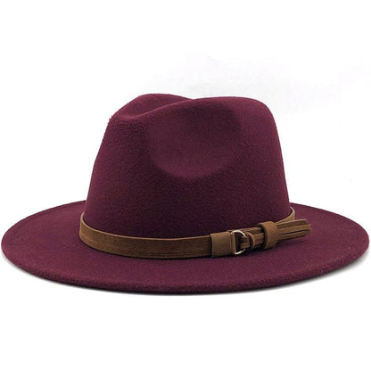 Classic Soft Fedora Leather Hat