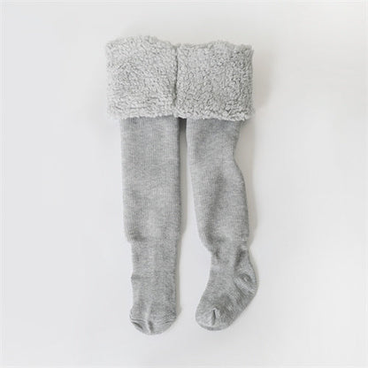 Winter Swimsuit for Girls-Gray-2-4 years (S)-Nora Luxe