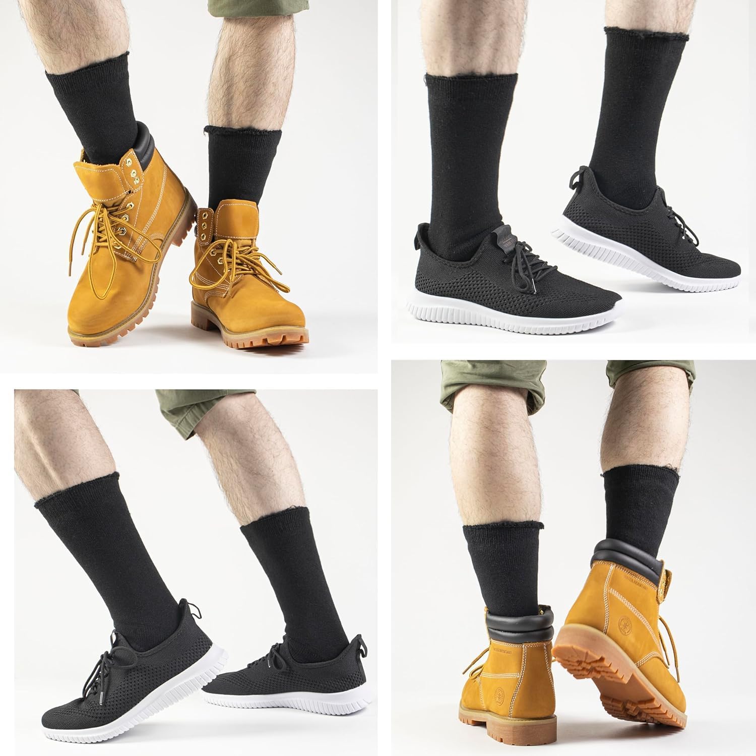 Warm Insulated Boot Socks - HeatGrip - Pexav