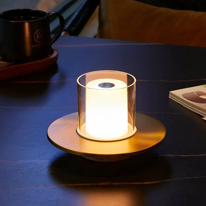 Wireless Candle Lamp - LumiFlame-Gold-Nora Luxe