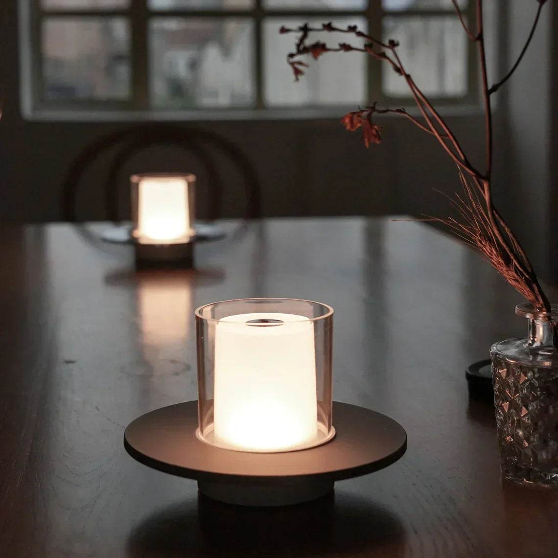 Wireless Candle Lamp - LumiFlame-Gold-Nora Luxe