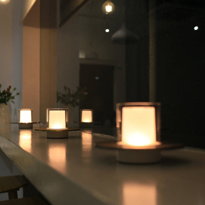 Wireless Candle Lamp - LumiFlame-Gold-Nora Luxe