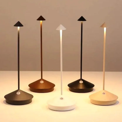 Wireless LED Table Lamp | ClarityGlow-Black-Nora Luxe