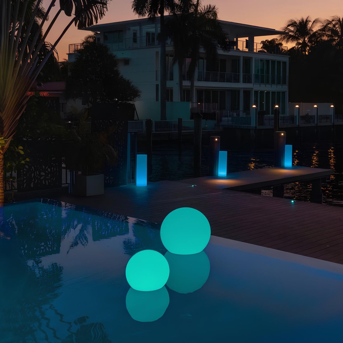 Wireless Mood Lamp for Indoor & Outdoor - LumaSphere-4.72 inches-Nora Luxe