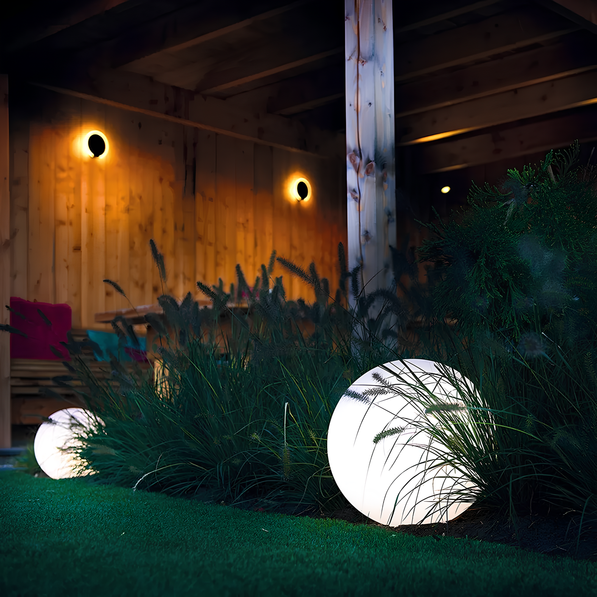 Wireless Mood Lamp for Indoor & Outdoor - LumaSphere-4.72 inches-Nora Luxe