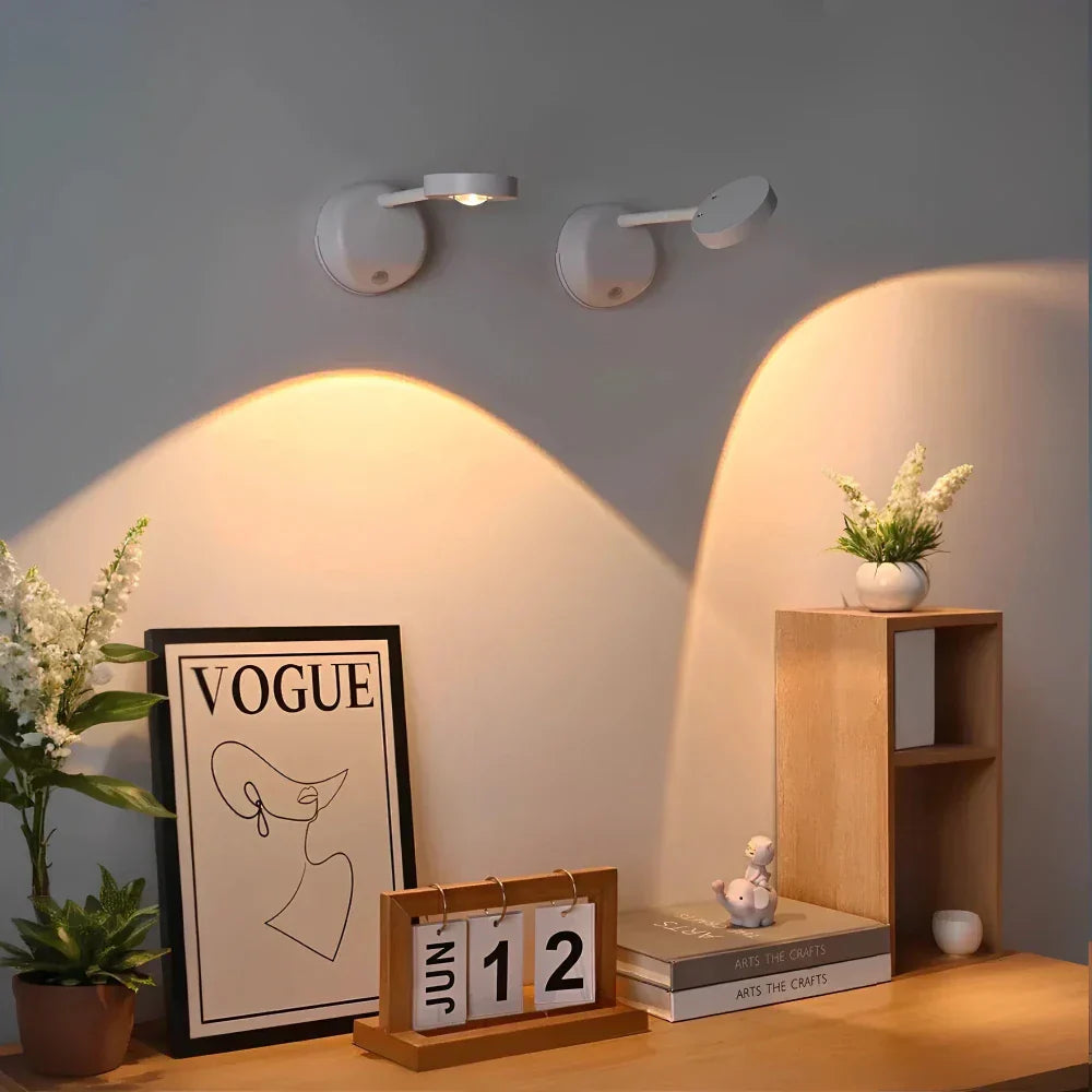 Wireless Motion Sensor Spotlight - LumaFlex-White-Touch Control-Nora Luxe
