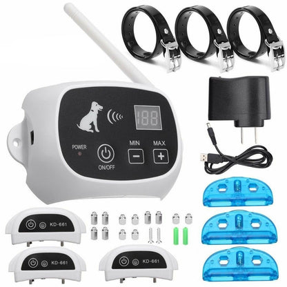 Pet Containment System Rechargeable Collar Trainer