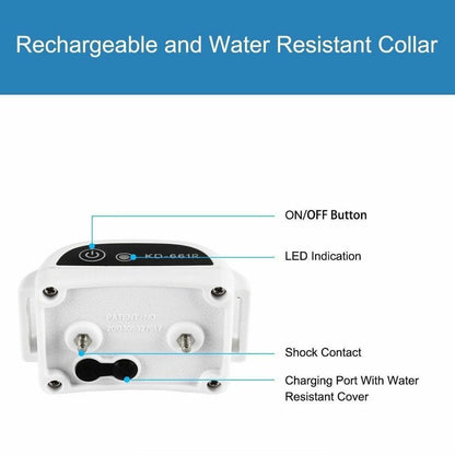 Pet Containment System Rechargeable Collar Trainer