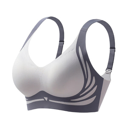Wireless Push-up Bra – ComfortLift-Blue-M(BC)(45-55KG)-Nora Luxe