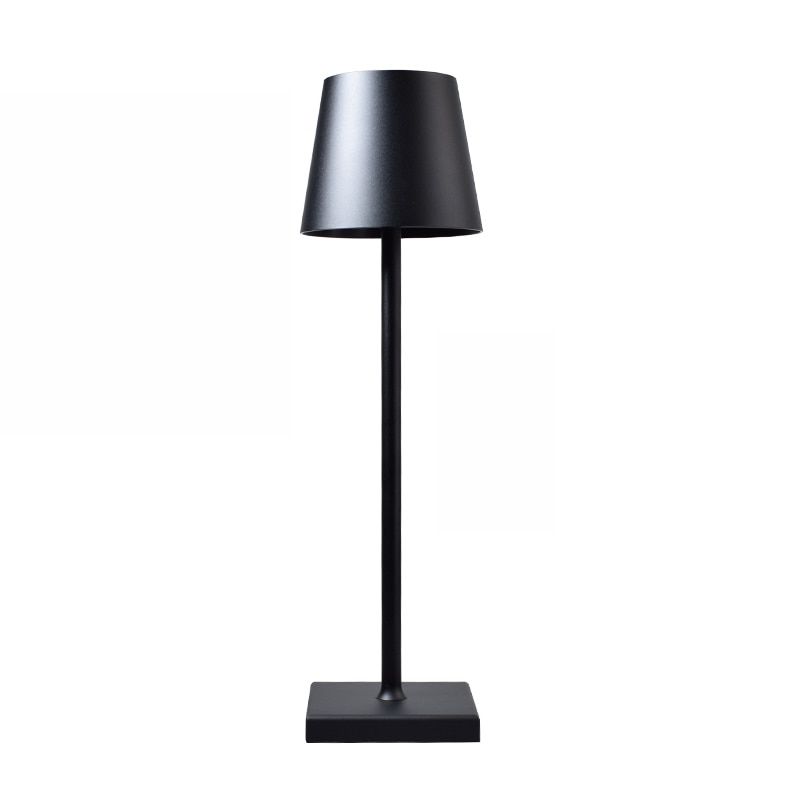 Wireless Rechargeable Table Lamp - Lumière Monsieur-Black-Nora Luxe