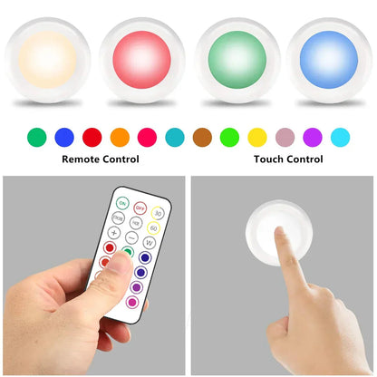 Wireless RGB LED Under Cabinet Lighting - GlowyLed-1 Lamp-Nora Luxe
