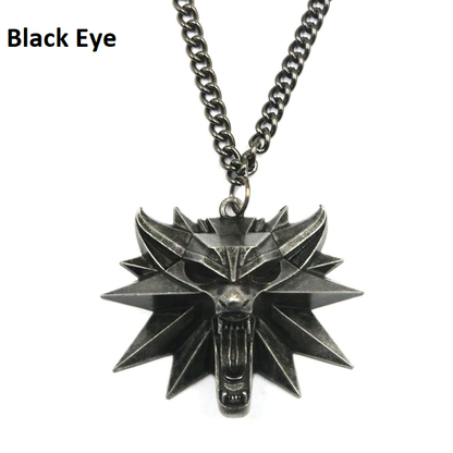 WOLF HUNT LOCKET NECKLACE-Black Eye-Nora Luxe