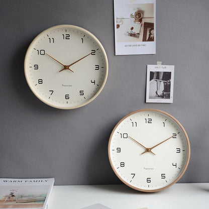 Rustic Wooden Home Clock - Pexav