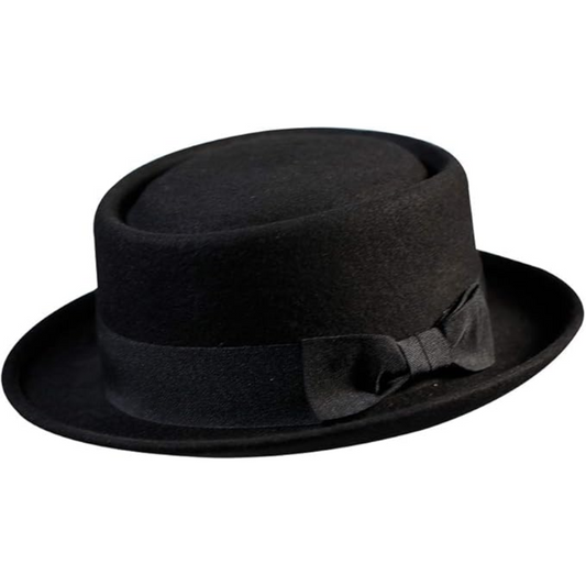 Classic Felt Wide Brim Fedora Hat - Pexav