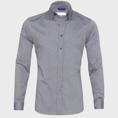 Wrinkle-free Shirt for Men - Milan-Black-XS-Nora Luxe