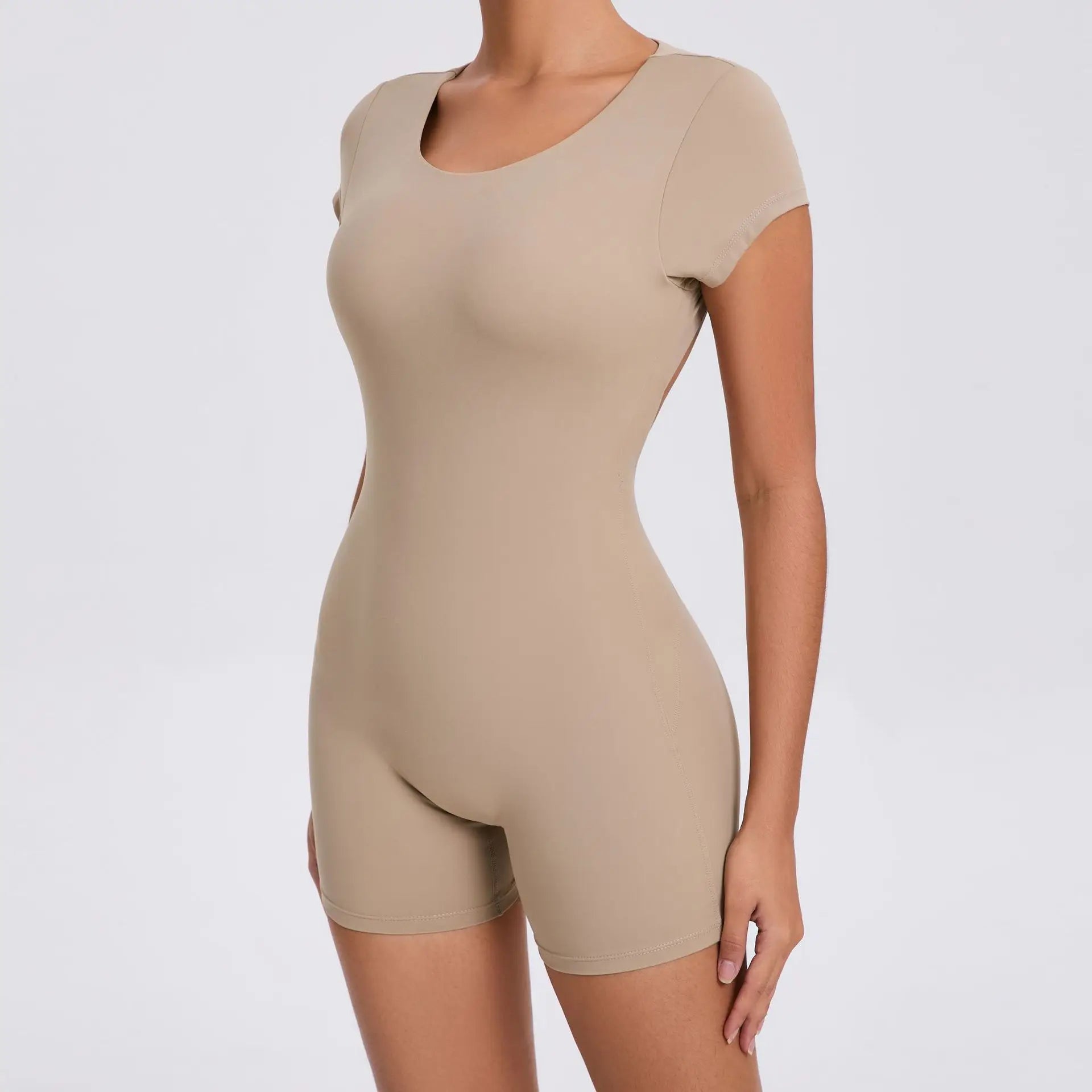 Yoga Jumpsuit with Breathable & Flexible Design - Luna-Red-S-Nora Luxe