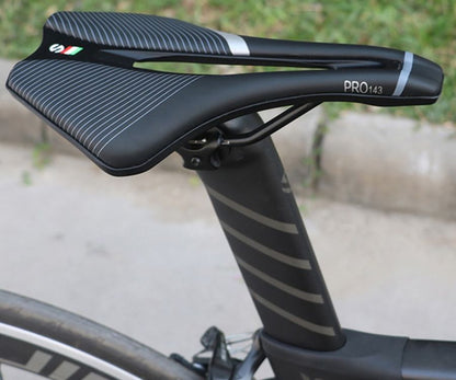 Your Favorite Bicycle Saddle - UltraRide™-Black + Colored Rail-Nora Luxe