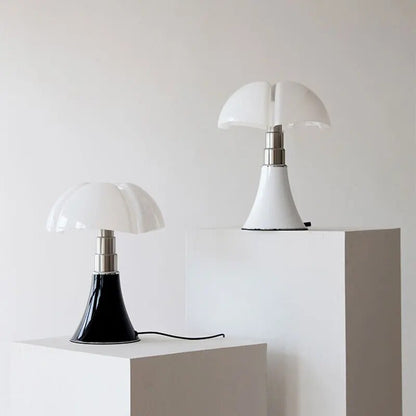 Elegant Floral Glass Table Lamp