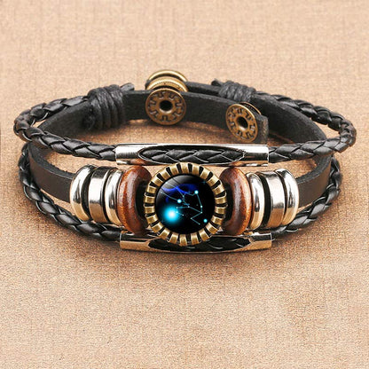 Zodiac Retro Bracelet - Lyra-Bull-Nora Luxe